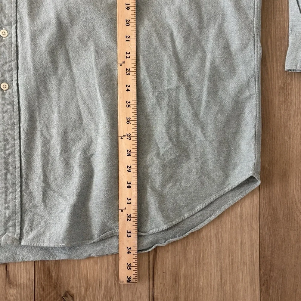 Polo Ralph Lauren Men's Stretch Oxford Green Button 4XLT Tall Pony - Picture 4 of 8